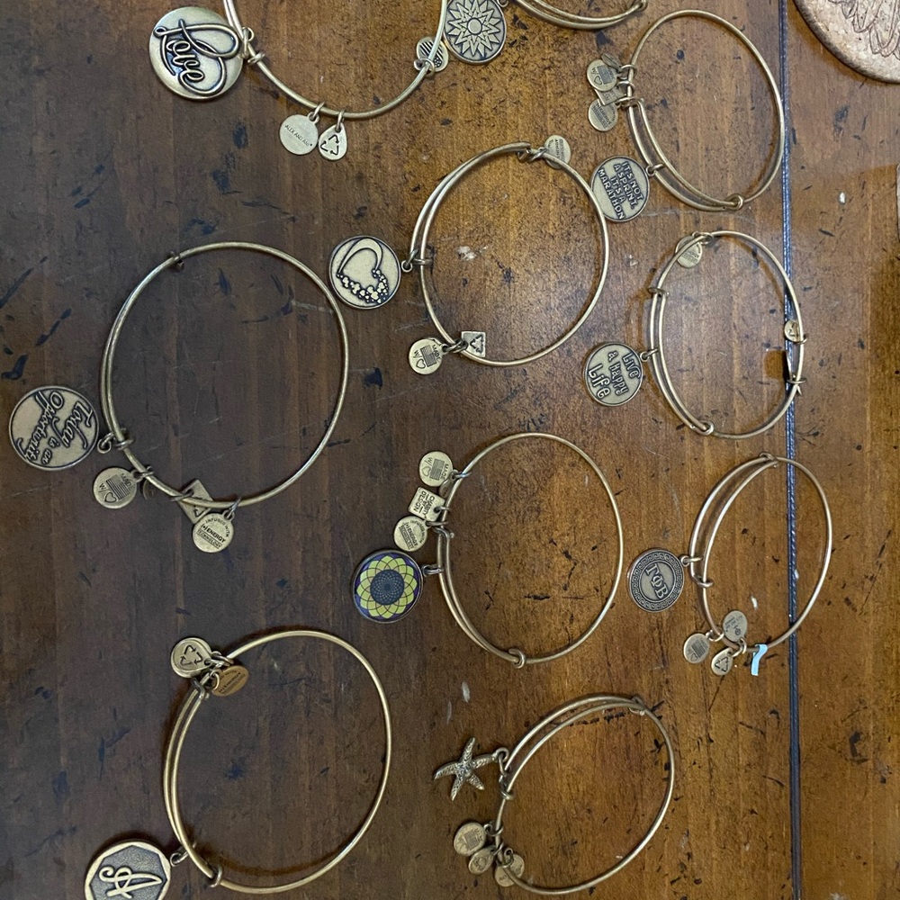 Gold Alex& Ani Bracelets